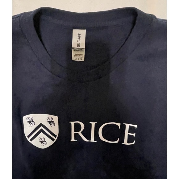 University of Rice Owls NCAA Cotton Graphic Tee T-Shirt - Sizes -Large - Picture 6 of 7